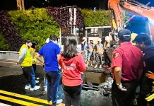 竹北又天坑路面塌陷 瓦斯外洩引發緊急警報 圖/新竹縣議員蔡蕥鍹提供