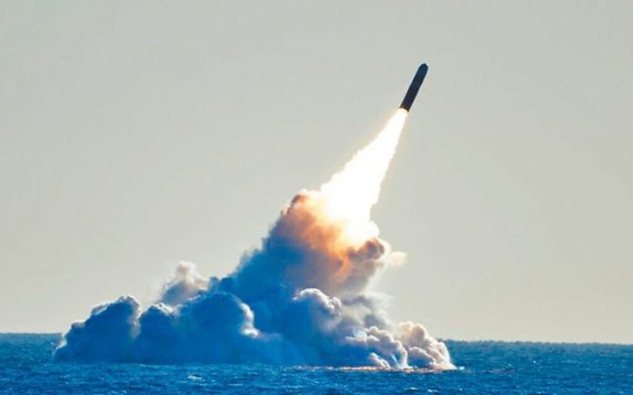 美國部署低當量核彈頭W76-2長程飛彈。(美國國防部官網)