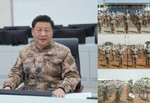 美國防部軍力報告:中共威脅行動增加 去年飛彈飛越台灣領空 美國防部發布中共軍力報告,指習近若能達成2027年建軍百年目標,解放軍在統一台灣目標上就會成為可靠的軍事力量。圖為去年春節期間習近平視察中部戰區。圖/引自中國軍網
