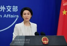 菲國與陸方船隻南海相撞,美國挺菲、陸批「用心十分險惡」 大陸外交部發言人毛寧。圖/取自中國外交部網站