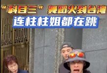 繼誓言版求佛後,「科目三」也在台灣流行? 圖/轉自「台海時刻」頻道