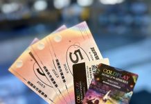 來高雄聽酷玩 拿券繼續玩 憑COLDPLAY門票換商圈夜市優惠券 下週搭配演唱會檔期於高捷7站發放 憑COLDPLAY演唱會門票兌換商圈夜市優惠券,為保持票卡的完整性,市府也特別進階服務,透過掃描票卡QR Code進行兌換驗證,不會留下記號,更不會影響入場,請樂迷放心,踴躍領取。圖/高雄市政府經濟發展局