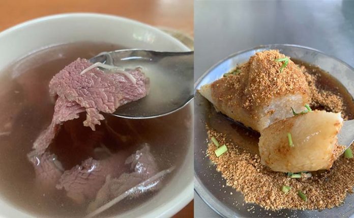 郭巧味牛肉湯、蓮華素食西港菜粽。圖／西港公所提供