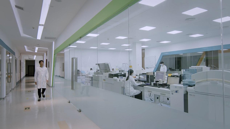 何國鼎所在的高品醫學檢驗實驗室。圖/何國鼎提供