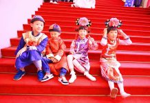 聖誕週末夜到故宮「扮裝夜遊」! 入場票最後限量搶購 小朋友裝扮成小格格、小阿哥。圖/台北市政府