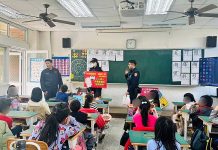 關警分局受邀至各級學校宣講「校園安全、反毒、識詐」 圖/台東縣政府