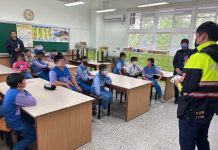 東警守護校園安全 期末活動宣導反毒防詐 圖/臺東縣警察局