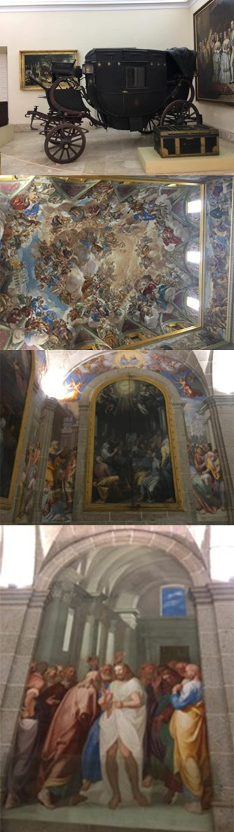 埃斯科里亞爾（EL Escorial) 宮殿文物與彩繪藝術。圖／楊正寬
