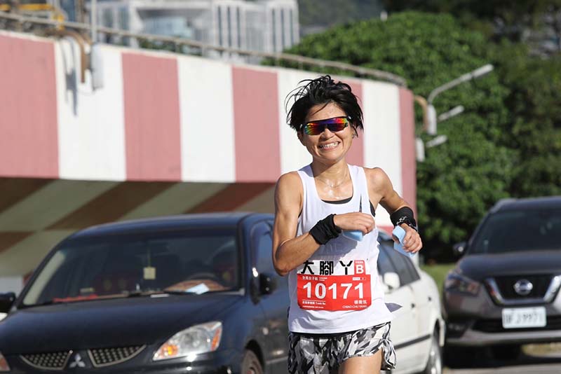 臺南馬拉松選手挑戰韓國汝矣島櫻花馬拉松
