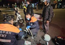 獨家快訊/紅燈煞車不及 兩機車擦撞李男流血送台大