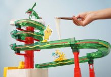 TAKARA TOMY推出新作「寶可夢 流水素麵滑梯」 延續夏日美食趣味 圖/TAKARA TOMY官網