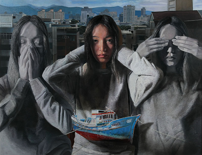 「活水泉湧」112學年度全國學生美術特優作品展示於台北展出