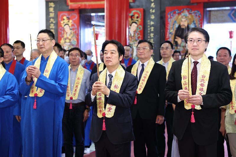 副總統出席「臺北母娘文化季安龍護國祈福大典」米龍開光儀式