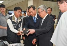 政府打擊詐騙犯罪 自源頭防堵成果斐然 2024年5月8日行政院長陳建仁出席「重大電信網路詐欺案件查緝成果記者會」