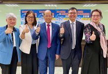 「ESG評價與永續投融資研討會」吸引近500人 「ESG評價與永續投融資研討會」與會貴賓合影。