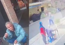 欠租爆衝突 北市萬華兇嫌持刀殺房東後逃亡新竹投案 陳男逃亡畫面。圖/警方提供