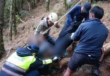 台北66歲老翁獨攀嘉明湖不幸墜亡 圖/翻攝畫面