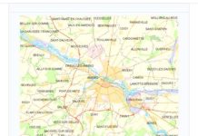 法國亞珉(Amiens)聖母大教堂世界文化遺產巡禮 亞珉在法國位置及城區地圖(維基百科)