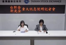 台新金與新光金合併 將更名為「台新新光金融控股公司」 圖/擷取自證交所重訊說明