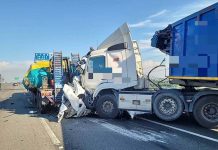 國道3號嚴重車禍 轎車遭夾擊駕駛不治 圖/警方提供