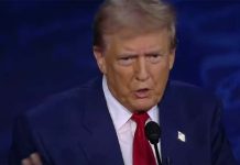 川普辯論拋「移民吃狗」言論 質疑賀錦麗政策 圖/擷取自新聞畫面