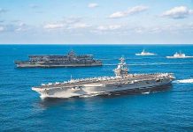 國戰會論壇/無聲的挑釁 台海「不宣演習」是新常態?(蔡裕明) 共軍近日調動大量機艦出海,總數超過90艘,國安人士形容是「1996年台海危機後,島鏈內最大規模海上軍事行動」;專家分析,美軍有3個航母打擊群正在西太平洋,共軍此舉頗似向美方示威。