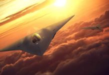 國戰會論壇/美軍空優計畫爭奪制空權 一江山島戰役啟示錄(蔡炫) 美軍急需一款能夠超越F-22的戰機,以對抗中國的殲-20與未來更先進的六代機。圖為NGAD想像圖。