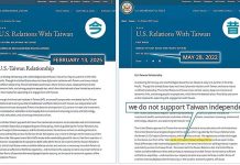 國戰會論壇/美刪「不支持台獨」 難以攪渾水(周忠菲) 近期,美國國務院官網內容中刪除「不支持台獨」的文字,這是俄烏戰爭以來,美國官網第二次進行類似的操作。