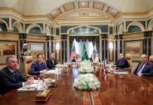 國戰會論壇/川普「入侵與避免入侵」話術的轉向(張明睿) 美俄兩國外長率團在沙烏地阿拉伯首都利雅德會談。