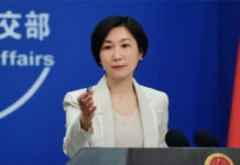 國戰會論壇/中國戰狼外交與改變中的全球戰略秩序(蔡鎤銘) 根據日本經濟產業研究所(RIETI)2025年3月的報告,戰狼外交並非偶然產生,而是中國共產黨對外交事務干預加深的結果,並伴隨著對外部挑戰的系統性回應。圖為中國外交部發言人毛寧。