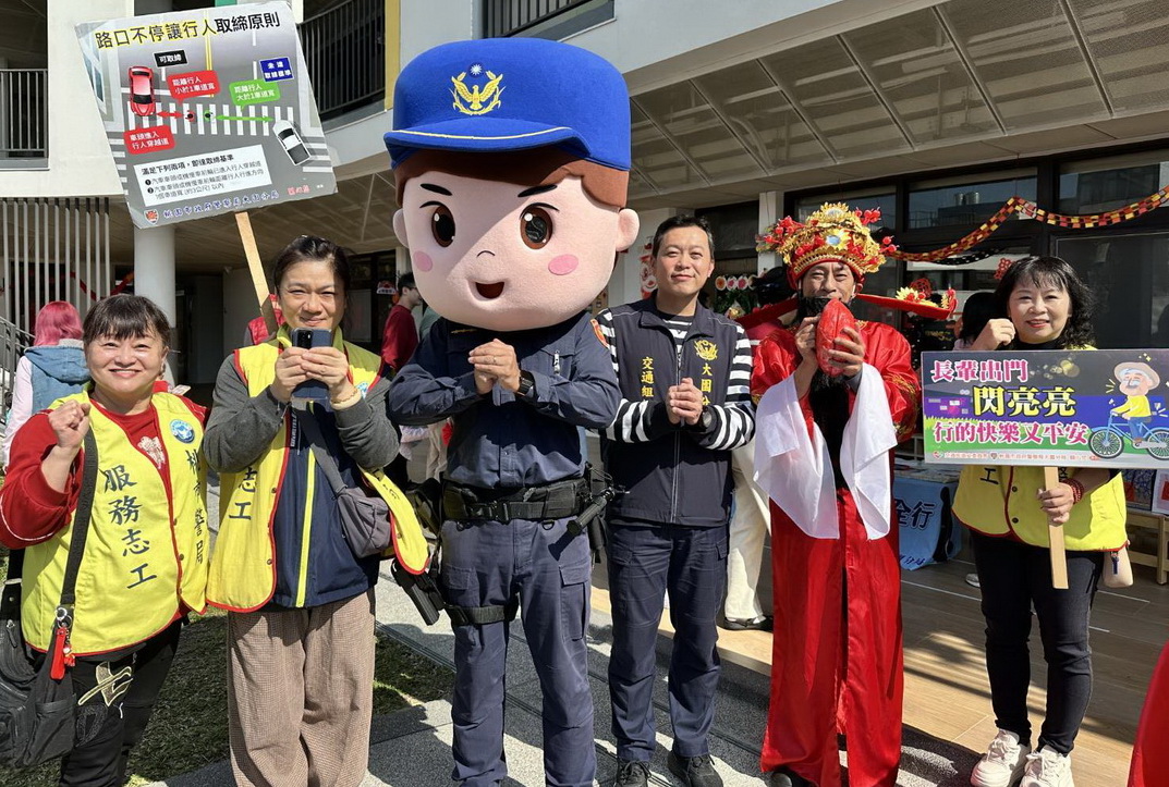 春節出遊平安回家路 大園分局幼園宣導+漁港疏導