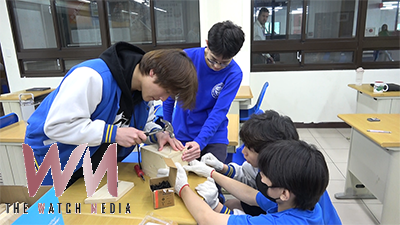 （有影片）/護小鳥避天敵 UEIS外師帶學生動手做鳥窩