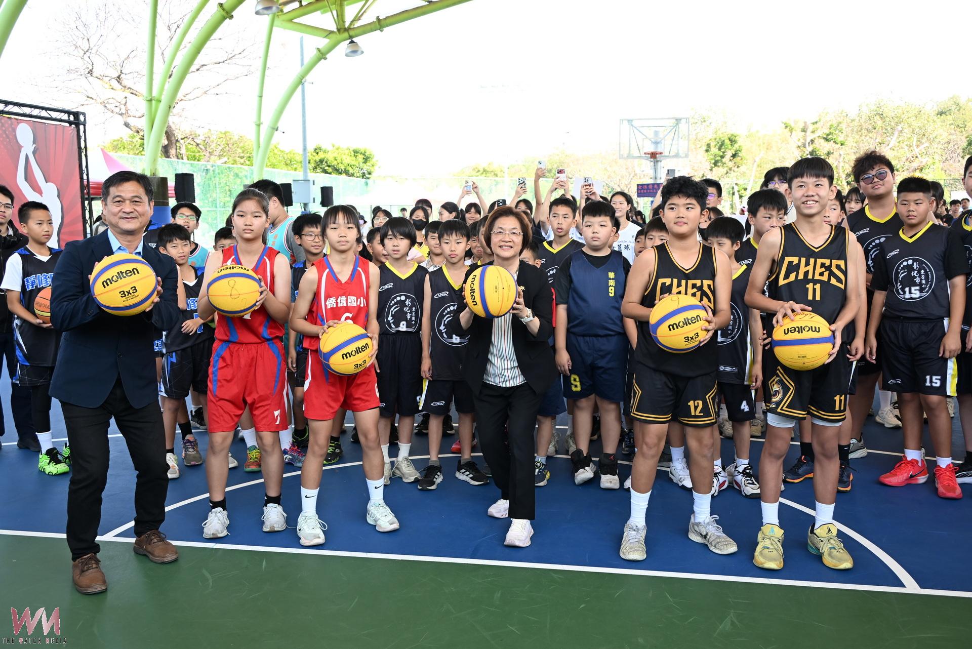 （有影片）／彰化首屆卦山盃三對三籃球賽登場　115隊競技拚戰力