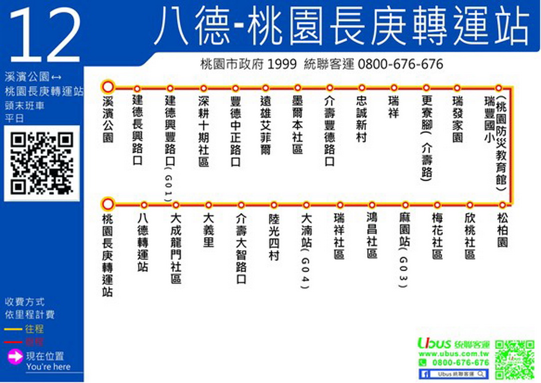 通勤就醫新選擇　桃園【12】大湳長庚幹線公車3月2日上路
