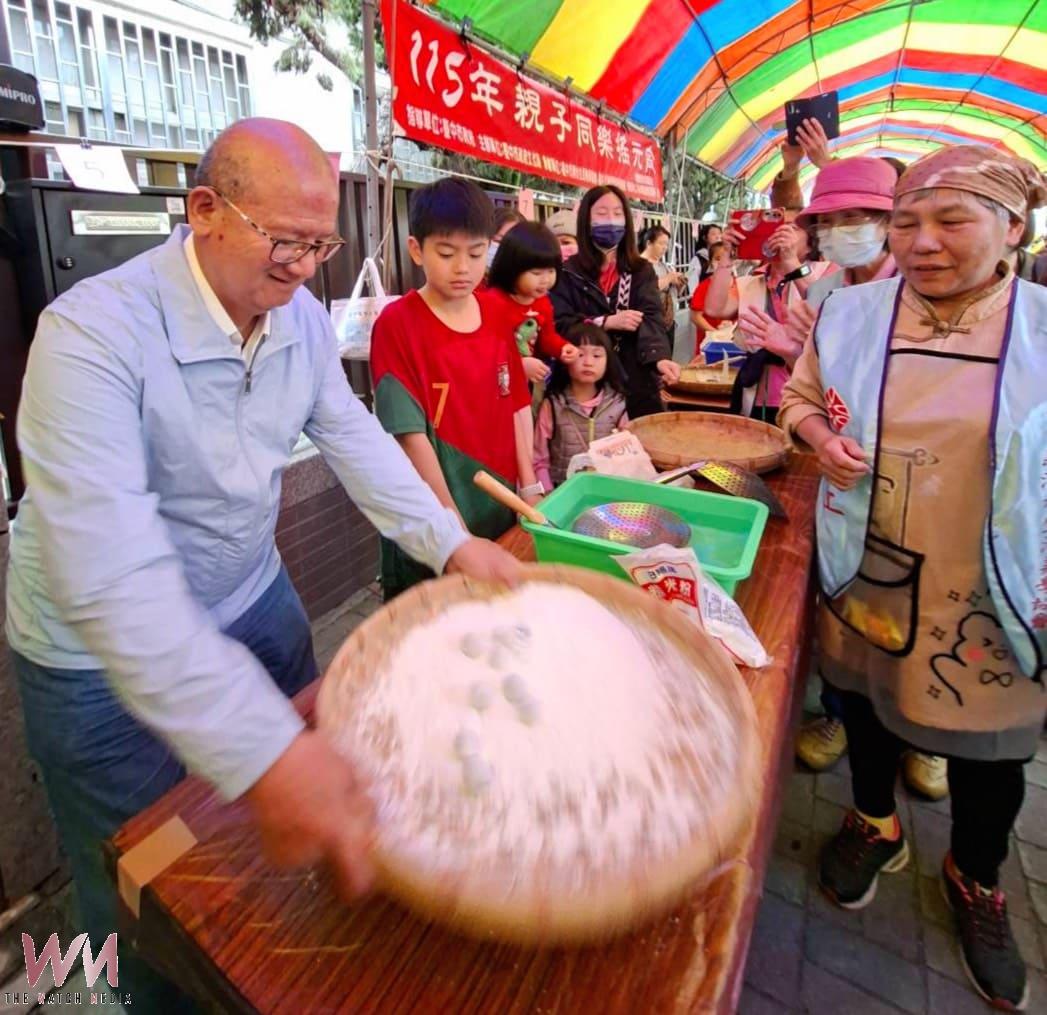 推廣文化傳承　中市議長張清照辦搖元宵 親子團、年輕人組隊齊聚體驗