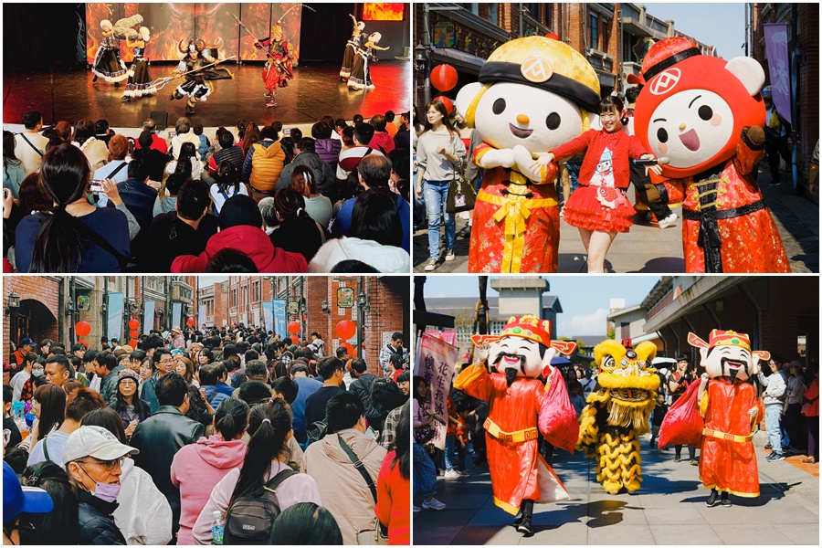 大年初四接神日　福利熊與大全熊現身傳藝萌翻全場