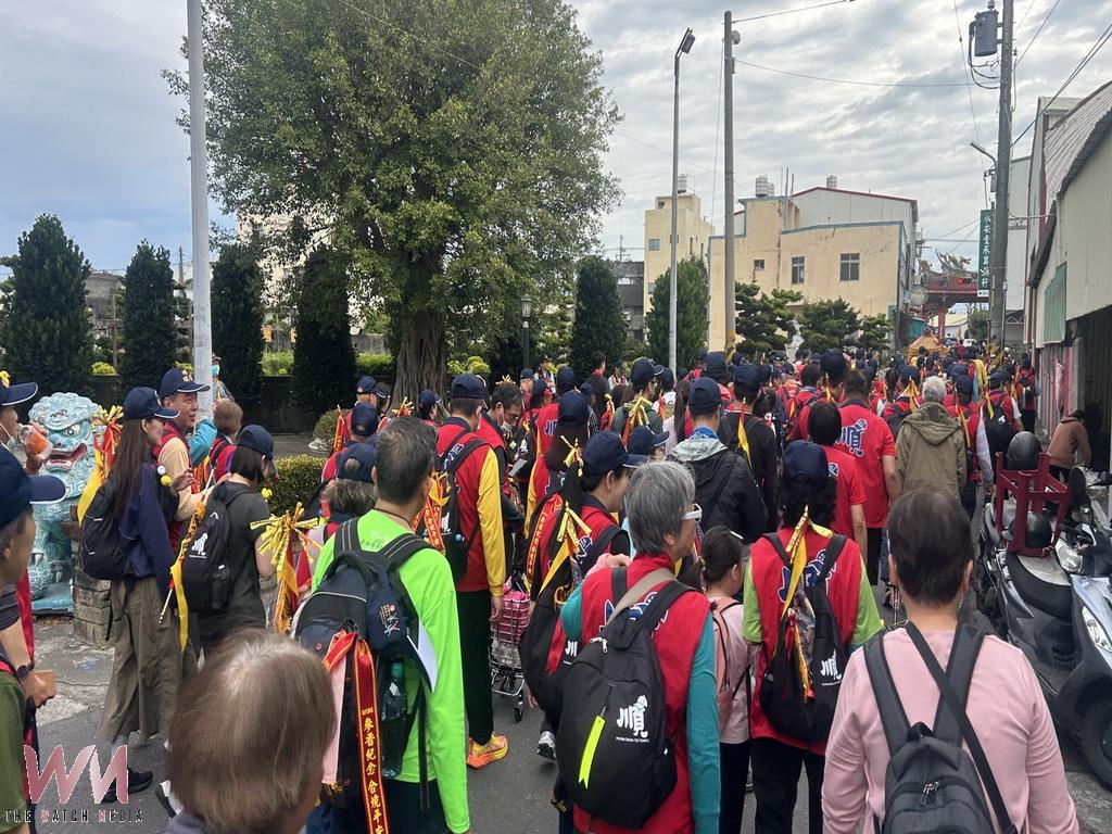 神人同行70公里　埔鹽順澤宮徒步松柏嶺參香展現信仰力量