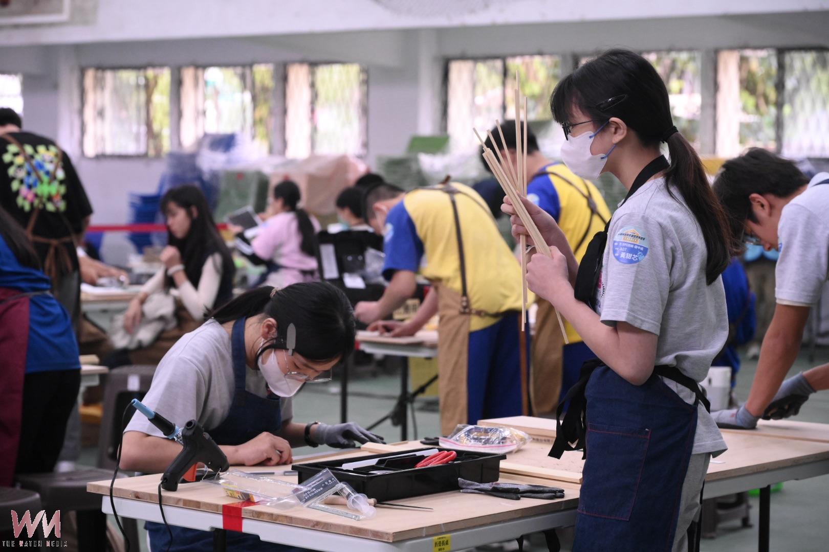 創意科技大爆發！花蓮百名學子挑戰智慧任務　橋梁機器、AI程式現場對決