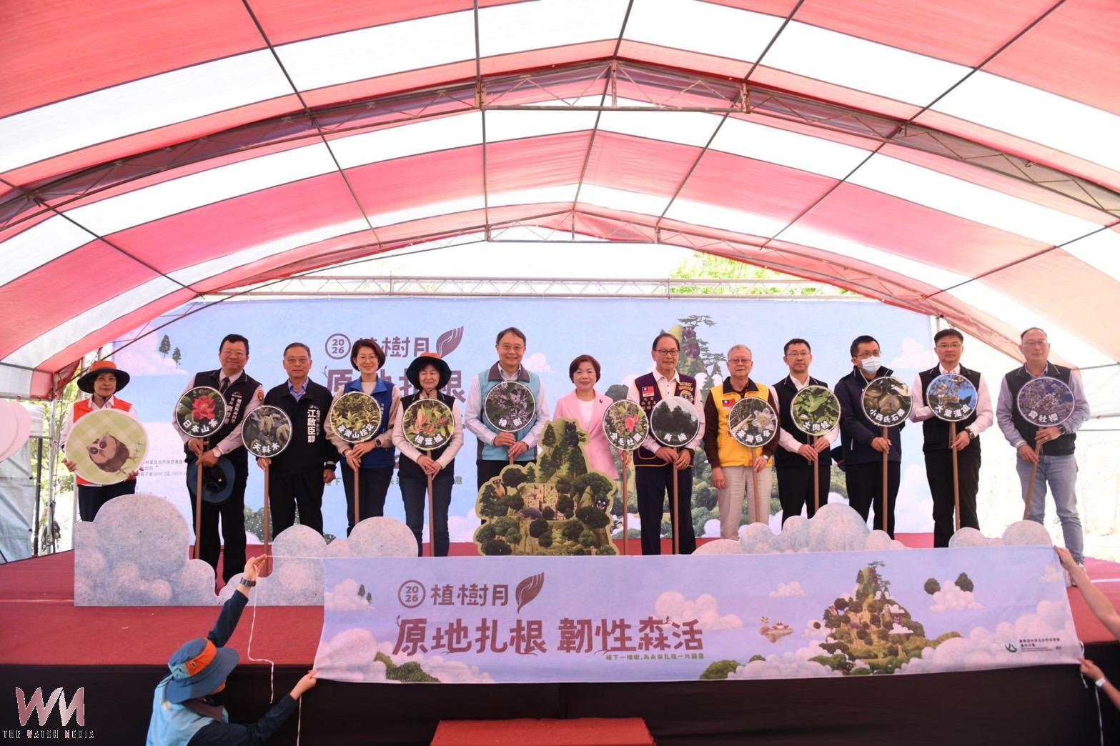 600人齊聚翁子公園原地扎根　林業署臺中分署跨界合作打造韌性森活