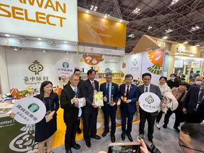 接軌日本大型通路！台中農產前進 FOODEX JAPAN，獲永旺、蔦屋高度關注
