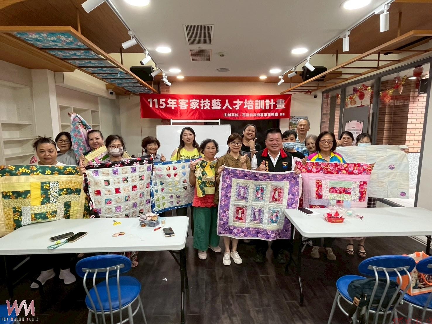 花蓮客庄工藝雙軌並進 客家拼布、油紙傘技藝培訓同步深耕文化傳承 花蓮客庄工藝雙軌並進 客家拼布、油紙傘技藝培訓同步深耕文化傳承