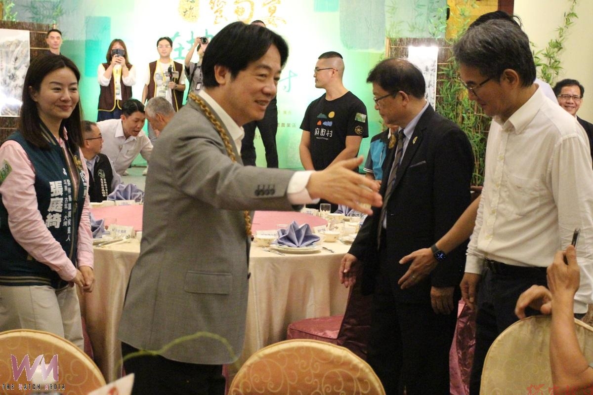 總統賴清德出席古坑饗筍宴 籲筍友支持民進黨參選人 總統賴清德出席古坑饗筍宴 籲筍友支持民進黨參選人