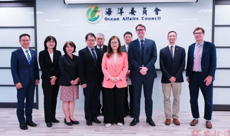 管碧玲會晤AIT高雄分處新任處長史崇理 交流區域海洋安全與科技合作 管碧玲會晤AIT高雄分處新任處長史崇理 交流區域海洋安全與科技合作