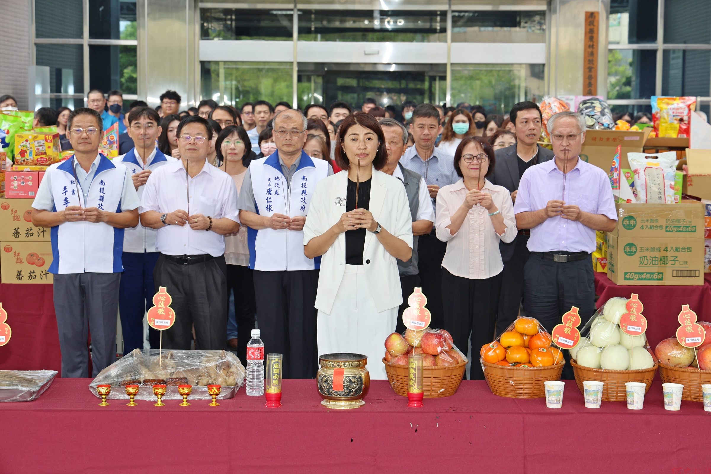 慶讚中元縣府普度 許淑華縣長主祭祈安消災 慶讚中元縣府普度 許淑華縣長主祭祈安消災