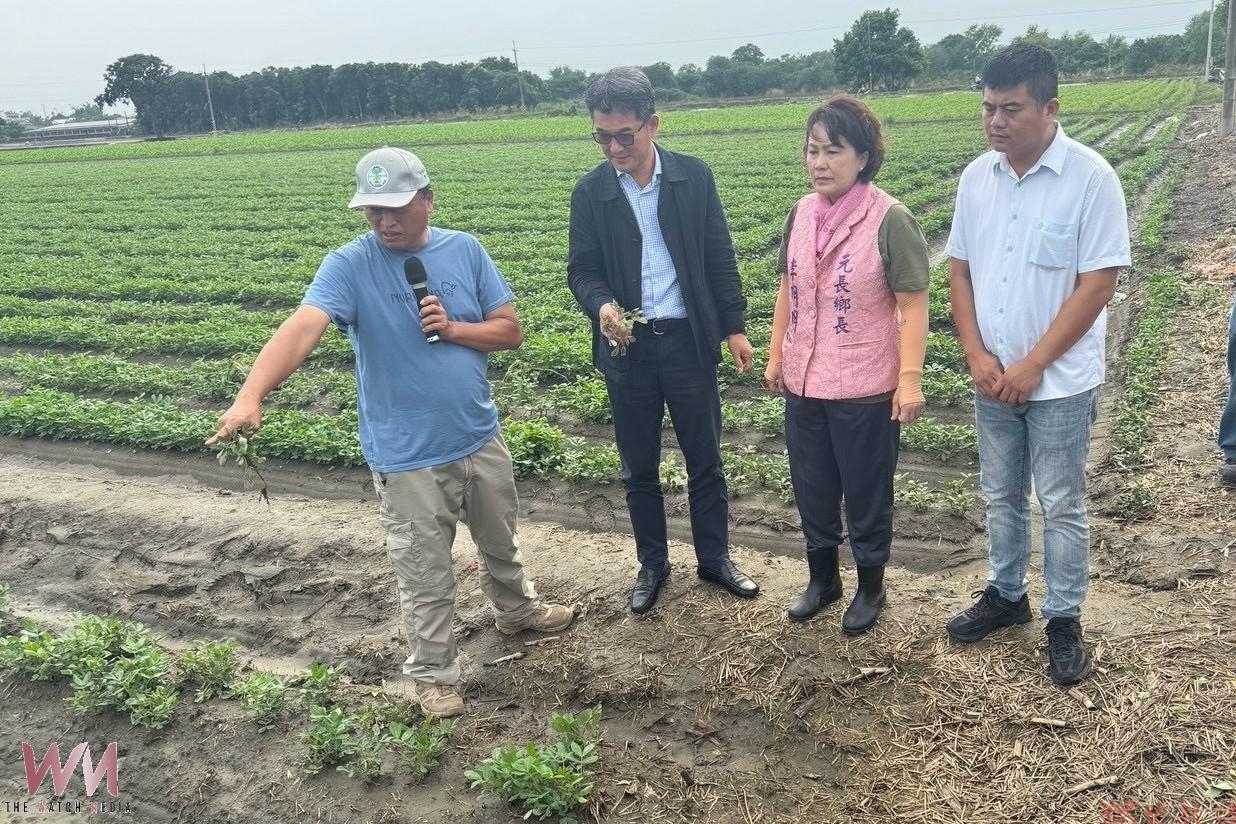 雲林多項農作泡水受災 劉建國邀中央勘災全力爭取現金救助 雲林多項農作泡水受災 劉建國邀中央勘災全力爭取現金救助