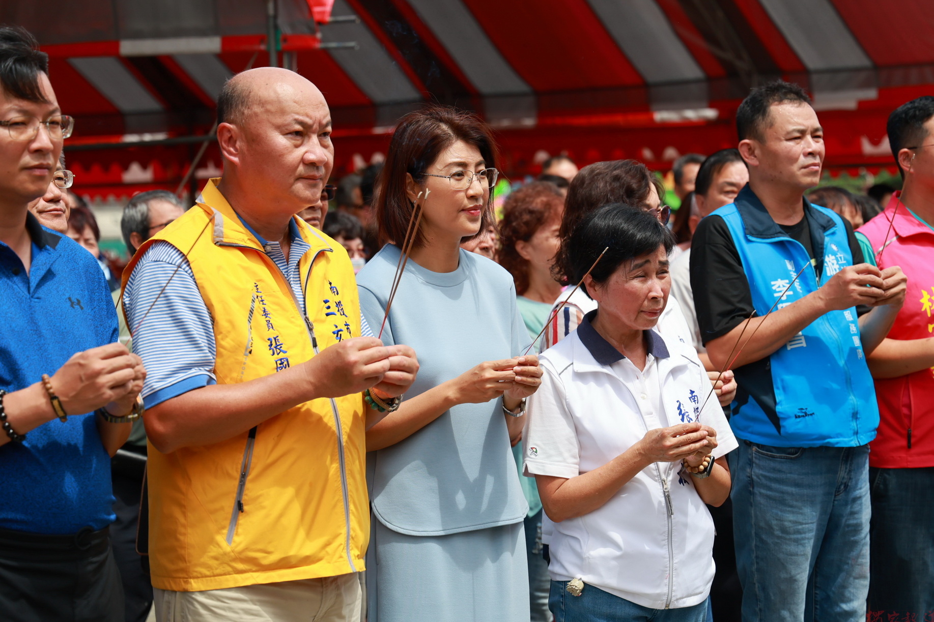 南投市三玄宮中元普度 許縣長參香祈求平安 南投市三玄宮中元普度 許縣長參香祈求平安