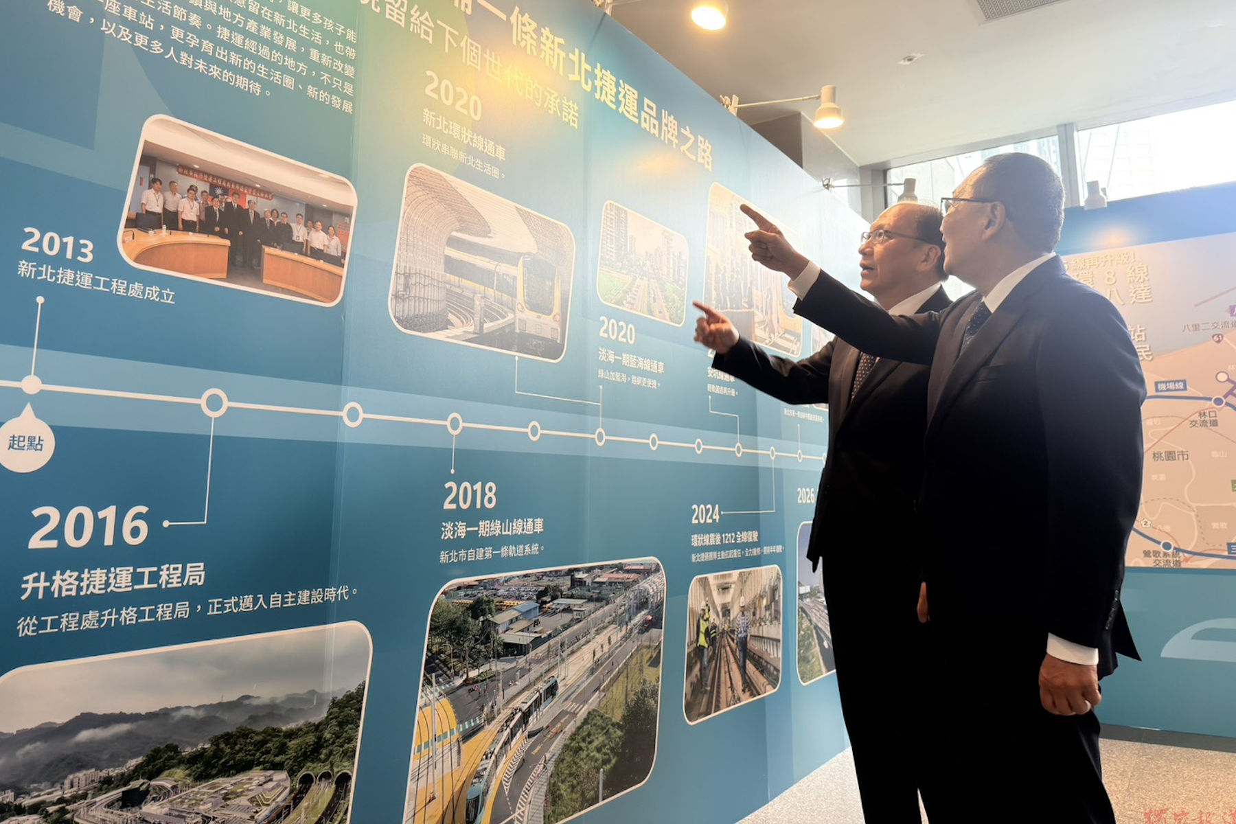 新北捷運局成立十週年舉辦紀念特展 侯友宜擘劃四環八線藍圖帶動北台灣發展 新北捷運局成立十週年舉辦紀念特展 侯友宜擘劃四環八線藍圖帶動北台灣發展