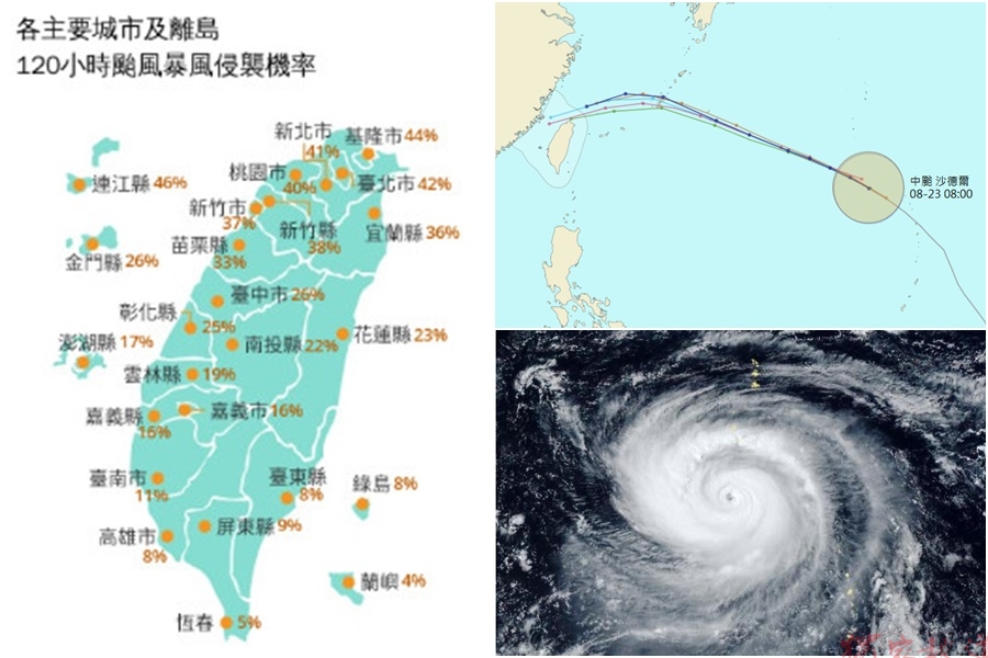 影音/20260823沙德爾快速長胖增強 侵臺機率增 影音/20260823沙德爾快速長胖增強 侵臺機率增