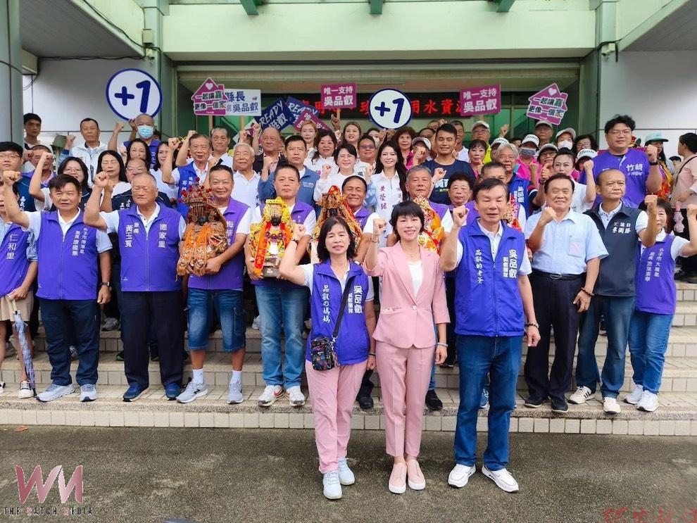 邀天后女神同行 吳品叡以「媽祖精神守護嘉義」登記參選嘉縣長 邀天后女神同行 吳品叡以「媽祖精神守護嘉義」登記參選嘉縣長
