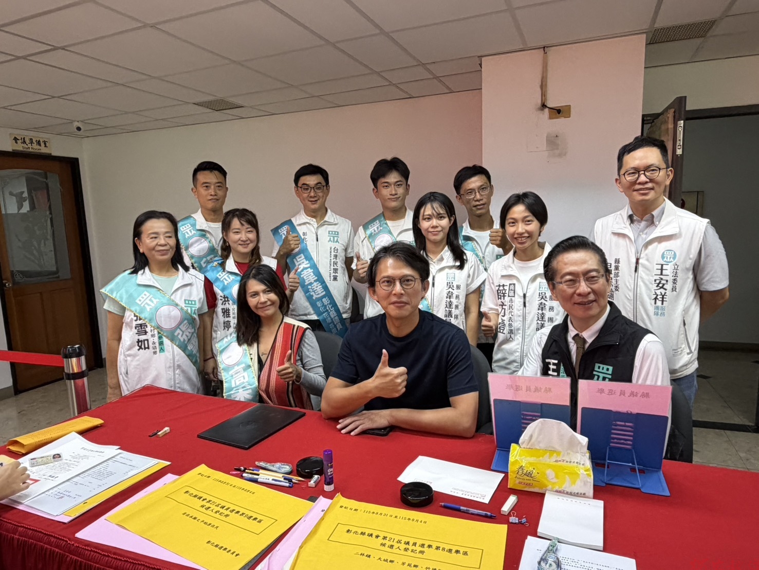 聯合登記!黃國昌談彰化縣長選情:縣長「再看怎麼合作」 聯合登記!黃國昌談彰化縣長選情:縣長「再看怎麼合作」